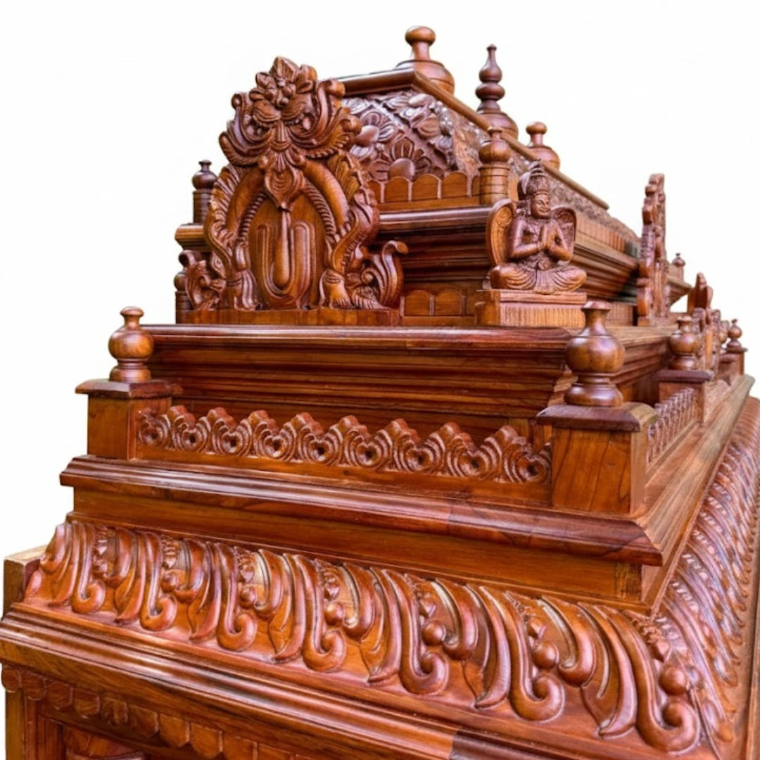 zoom veiwAnandita Teak Wood Mandap (Teak) zoom view 