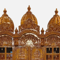 zoom view of Deepmala Teak Wood Mandap (Teak) 