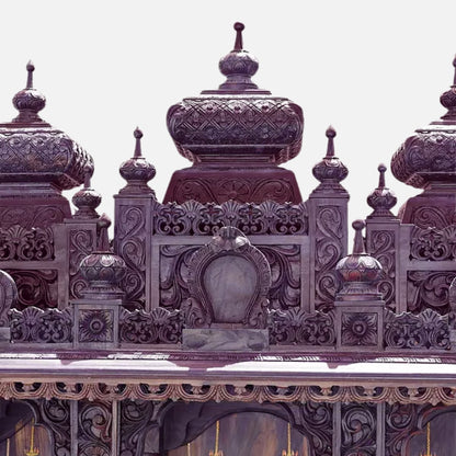 zoom view of Haridarshan Teak Wood Mandap (Wenge)