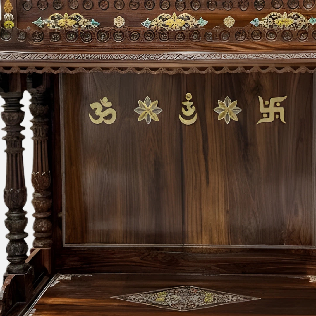 zoom view  of Jagadish Teak Wood Mandap (Teak) 