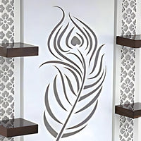  zoom view of Narayani Teak Wood Mandir (White) 