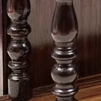 zoom view  of Peethika Teak Wood Mandir (Brown) 